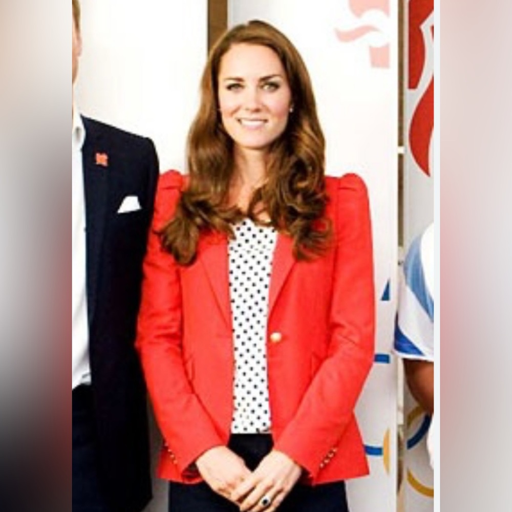 Zara Red Blazer ASO Kate Middleton